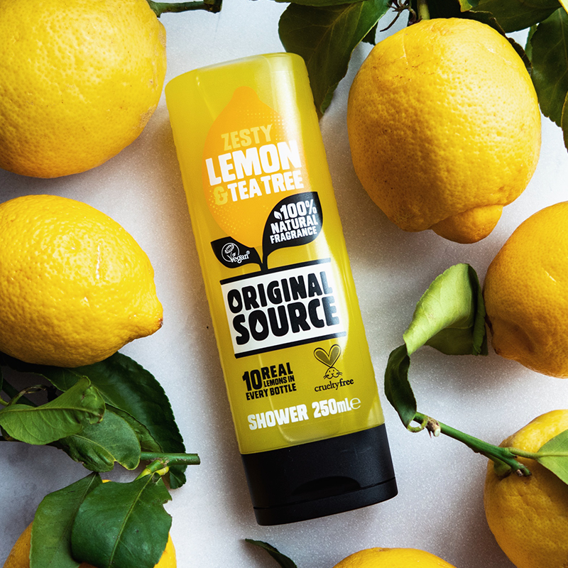 Zesty Lemon & Tea Tree Shower Gel Original Source