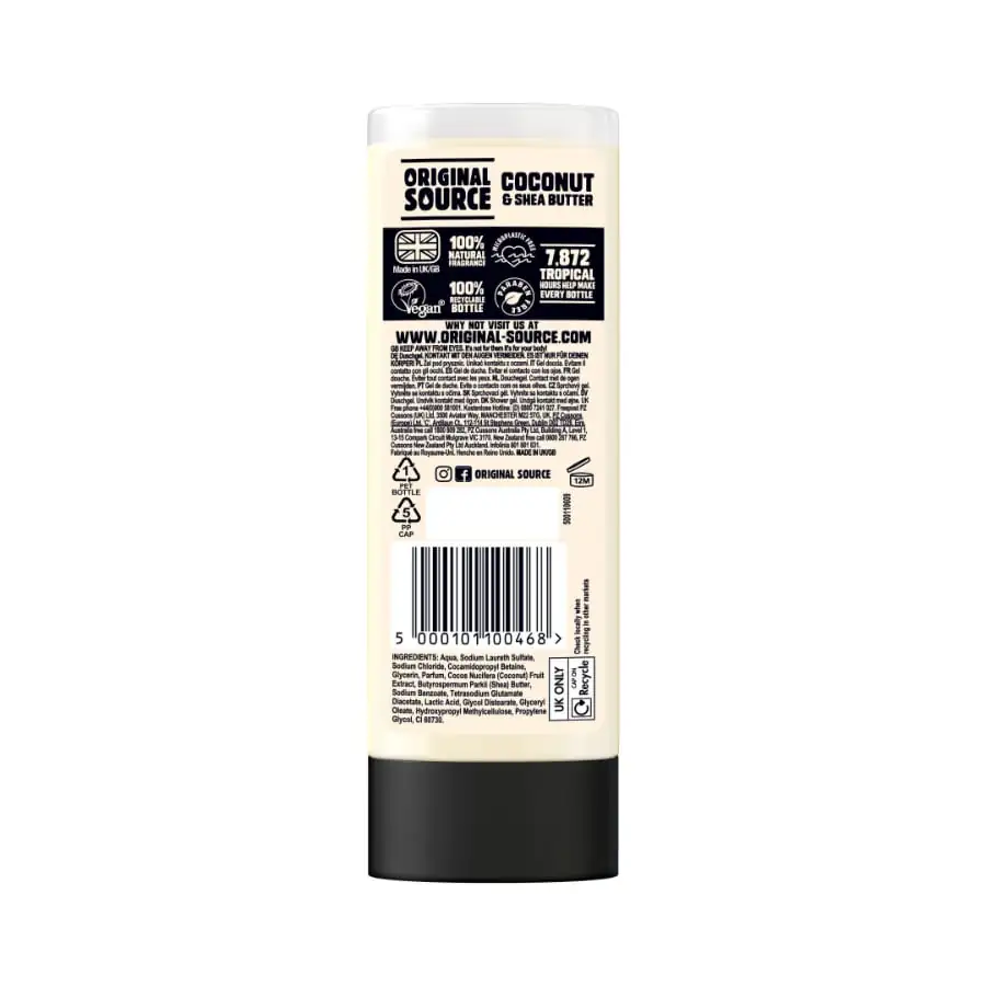 Coconut & Shea Butter Shower Gel
