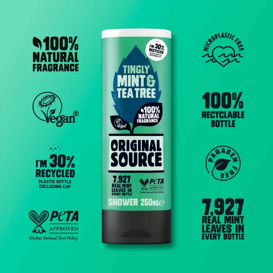 Mint & Tea Tree Shower Gel