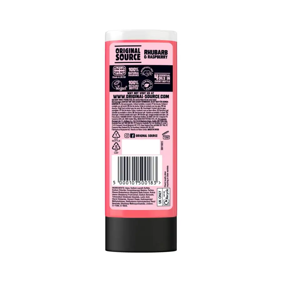 Rhubarb & Raspberry Shower Gel