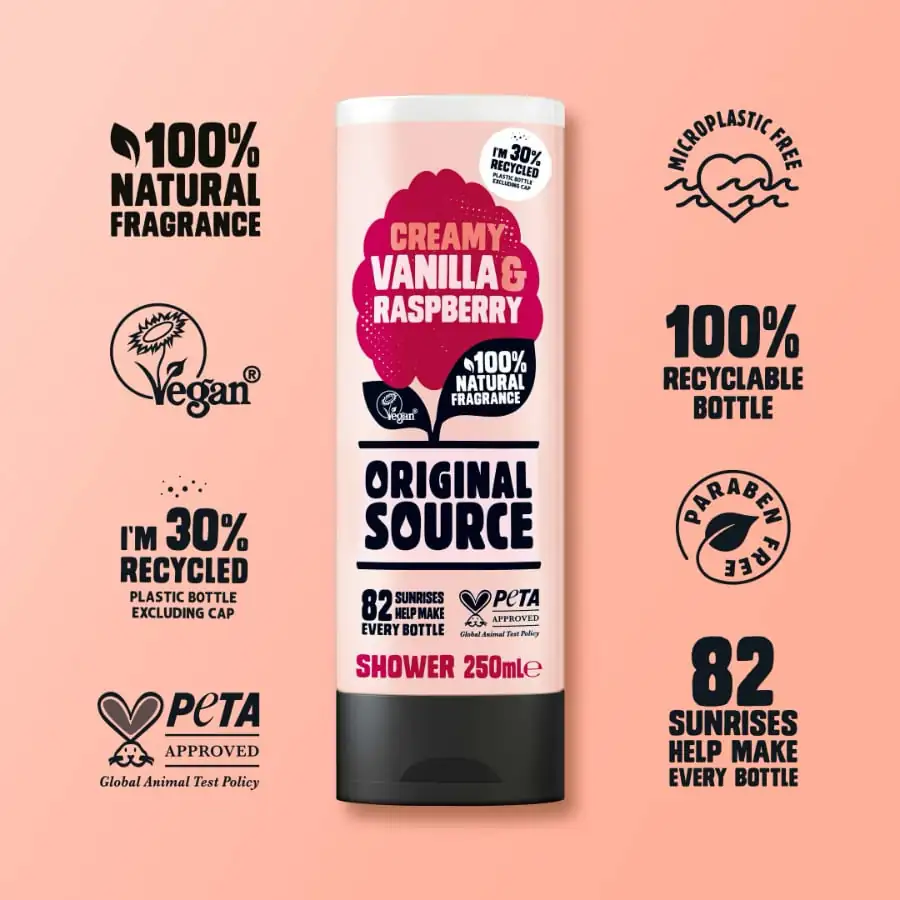 Vanilla & Raspberry Shower Gel
