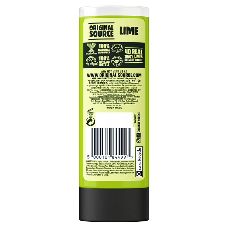 Lime Shower Gel Original Source