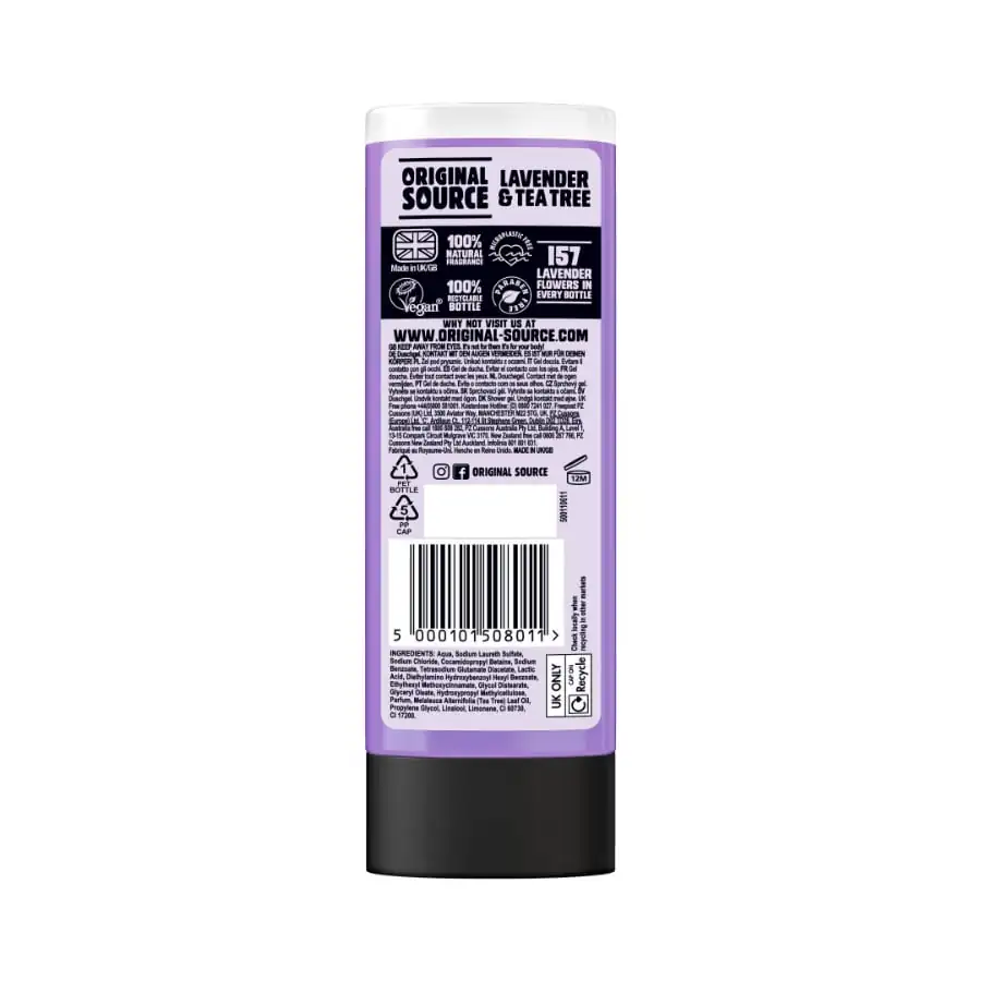 Lavender & Tea Tree Shower Gel