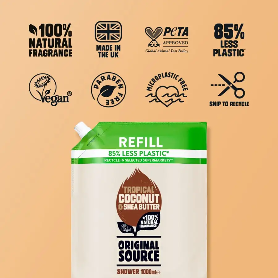 Tropical Coconut & Shea Butter Shower Refill