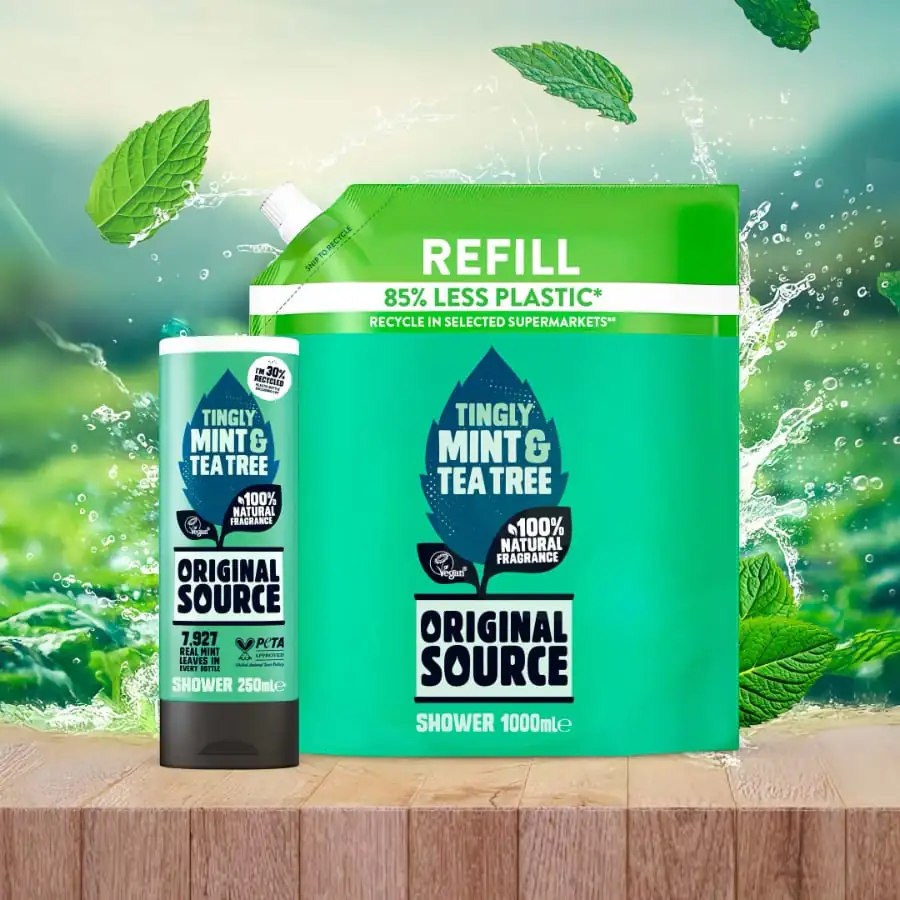 Tingly Mint & Tea Tree Shower Refill