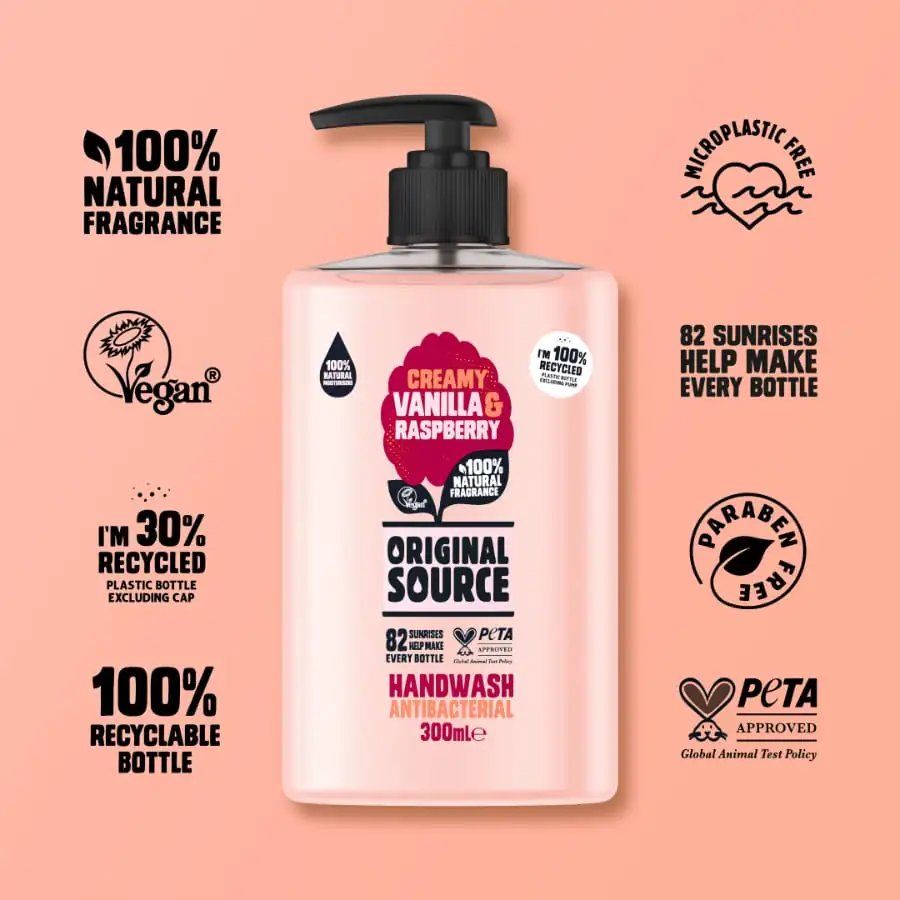 Vanilla & Raspberry Hand Wash