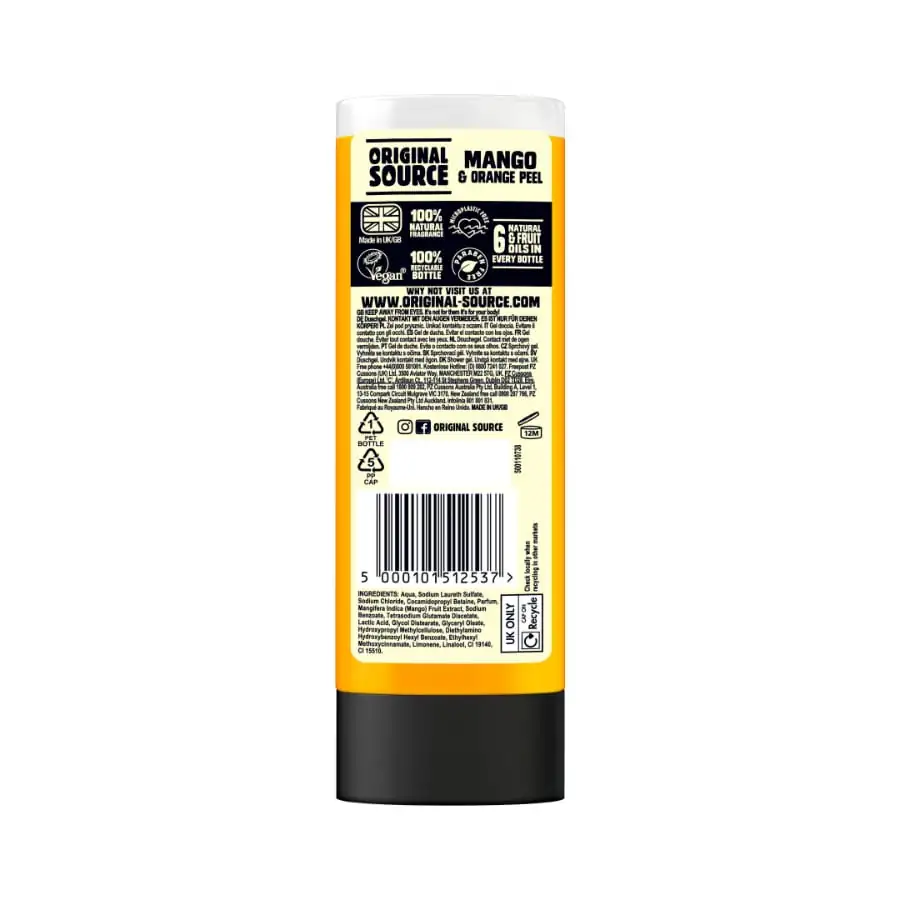 Mango & Orange Peel 3 in 1 Wash