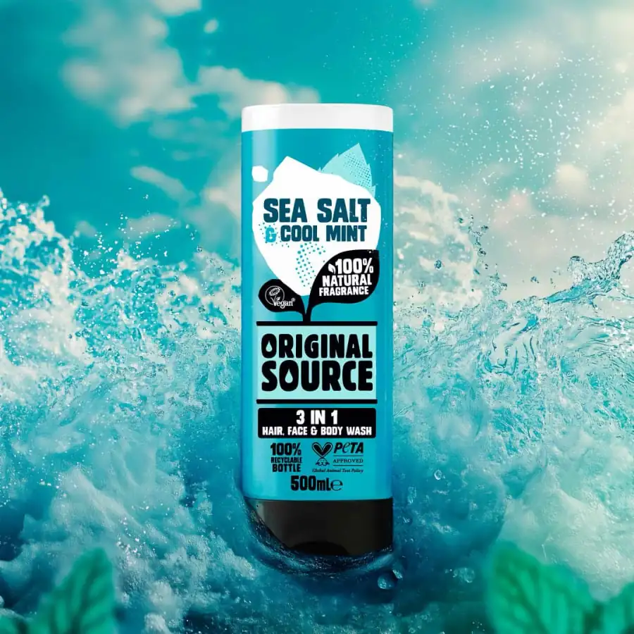 Sea Salt & Cool Mint 3 in 1 Wash