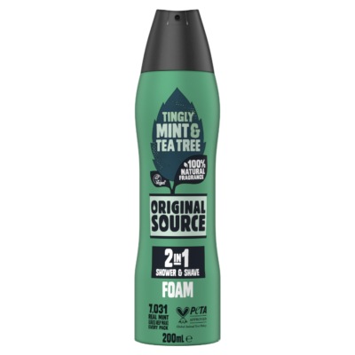 2-1 Shower and Shave - Tingly Mint & Tea Tree