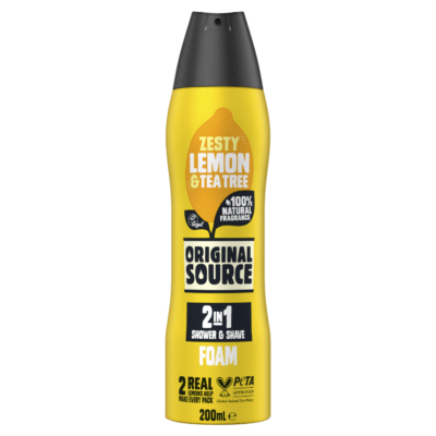2-1 Shower and Shave - Zesty Lemon & Tea Tree