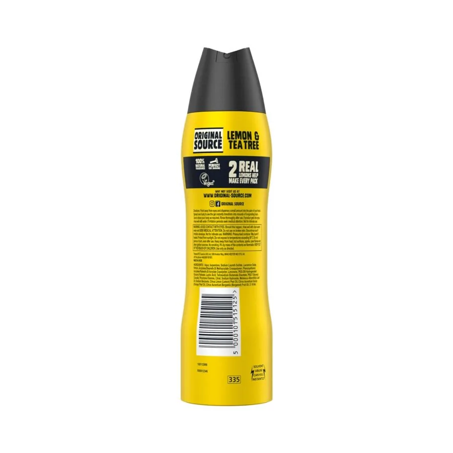 Lemon & Tea Tree 2 in 1 Shower and Shave Foam
