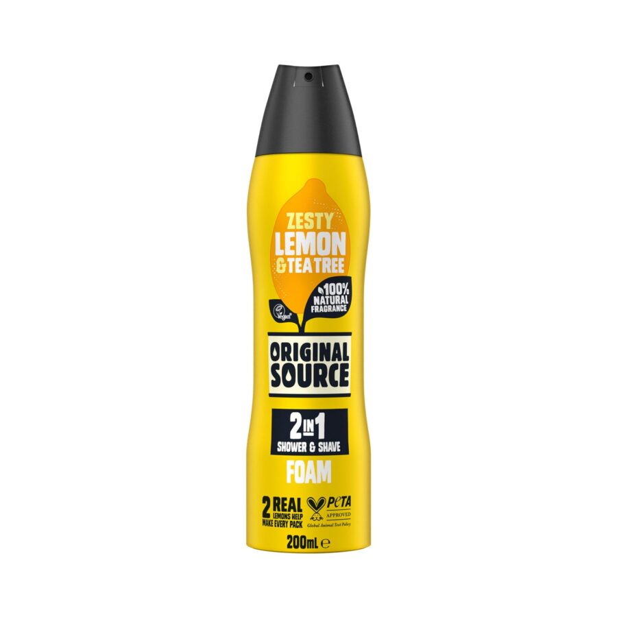 Lemon & Tea Tree 2 in 1 Shower and Shave Foam
